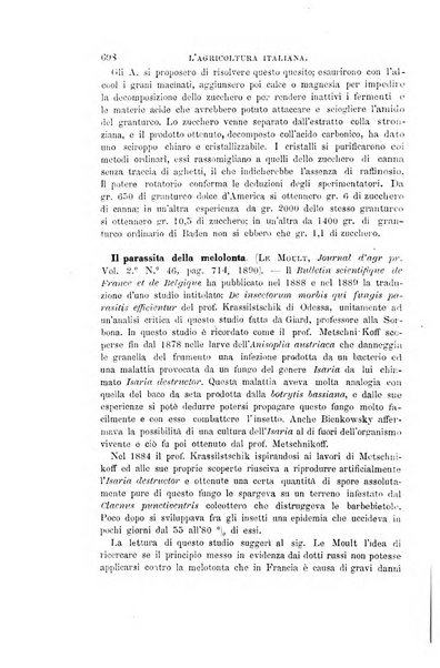 L'agricoltura italiana periodico mensile