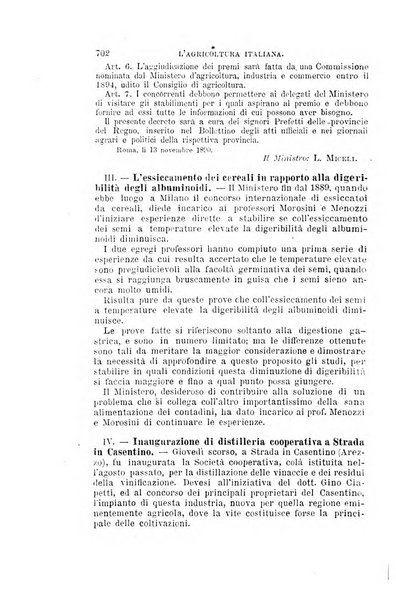 L'agricoltura italiana periodico mensile