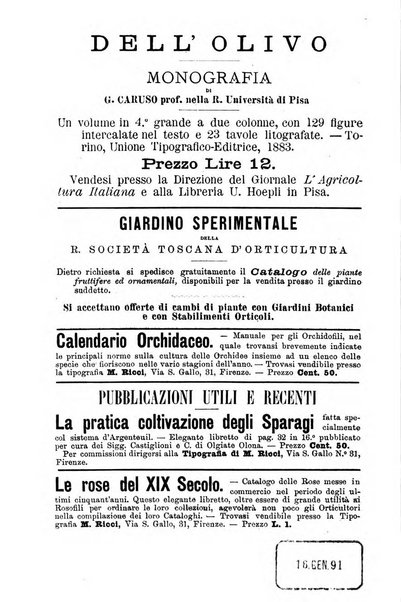 L'agricoltura italiana periodico mensile