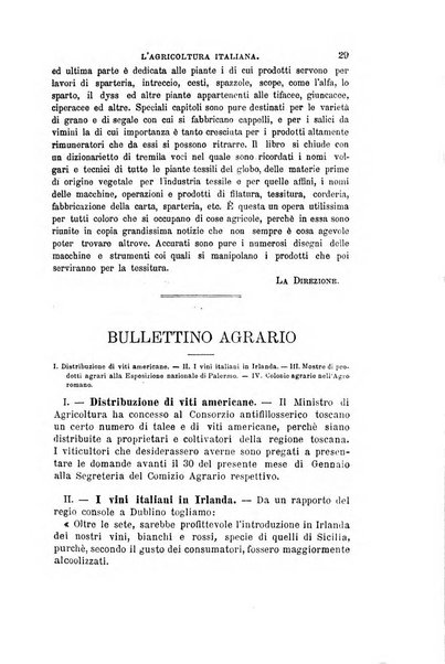 L'agricoltura italiana periodico mensile