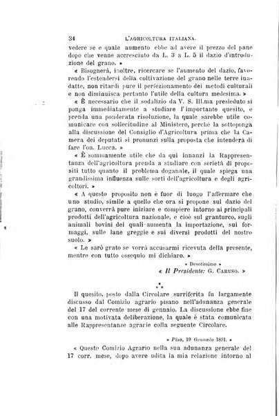 L'agricoltura italiana periodico mensile