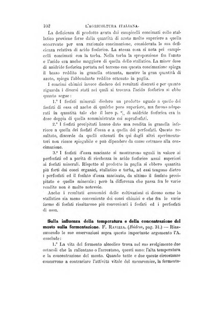 L'agricoltura italiana periodico mensile