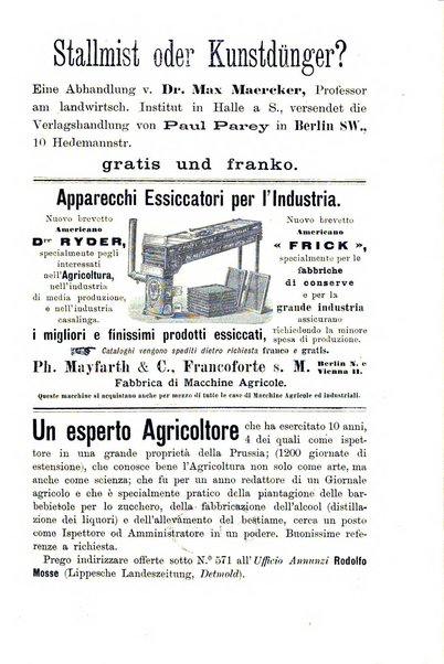 L'agricoltura italiana periodico mensile