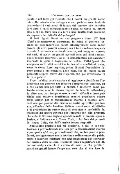 L'agricoltura italiana periodico mensile