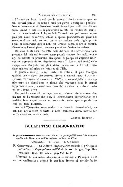 L'agricoltura italiana periodico mensile