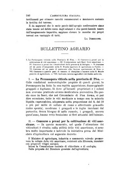 L'agricoltura italiana periodico mensile