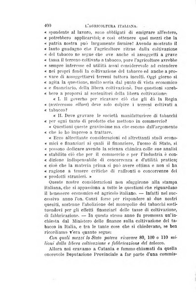 L'agricoltura italiana periodico mensile