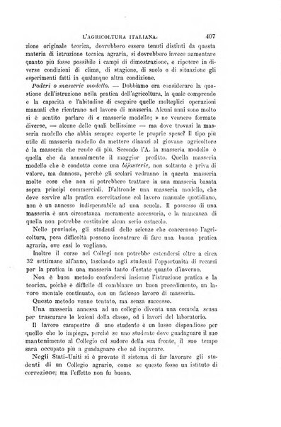 L'agricoltura italiana periodico mensile