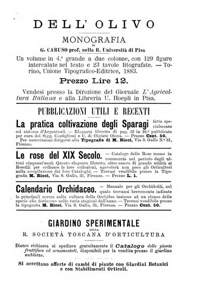 L'agricoltura italiana periodico mensile