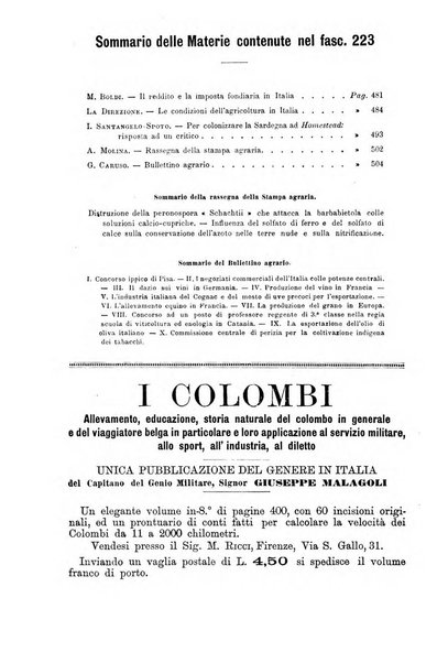 L'agricoltura italiana periodico mensile