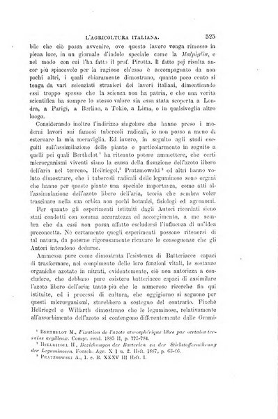 L'agricoltura italiana periodico mensile