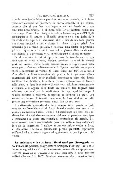 L'agricoltura italiana periodico mensile