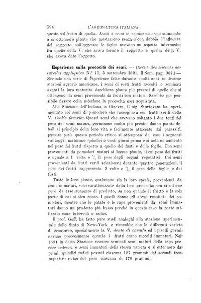 L'agricoltura italiana periodico mensile