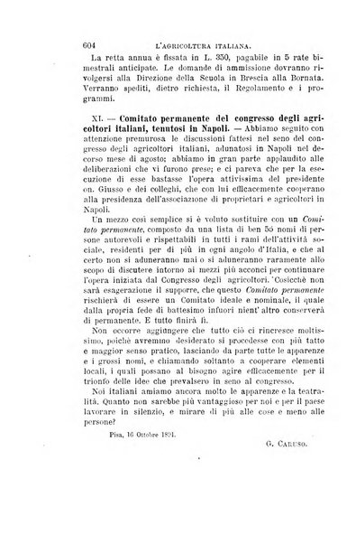 L'agricoltura italiana periodico mensile