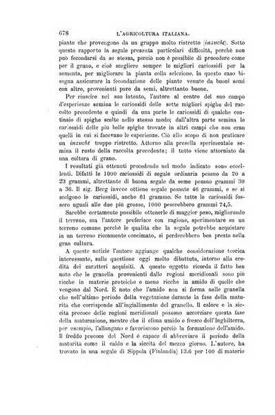 L'agricoltura italiana periodico mensile