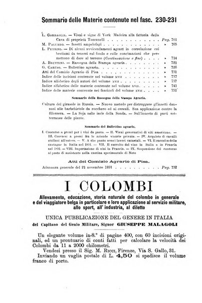 L'agricoltura italiana periodico mensile