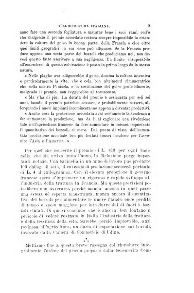 L'agricoltura italiana periodico mensile