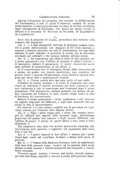 L'agricoltura italiana periodico mensile