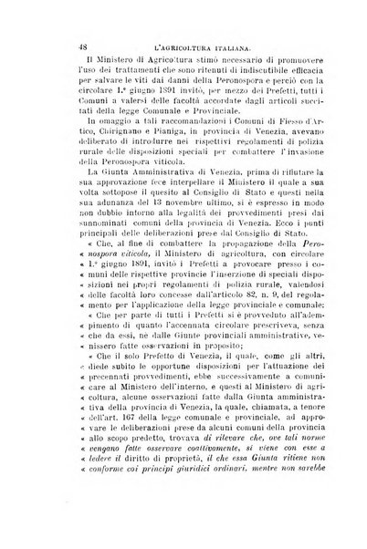 L'agricoltura italiana periodico mensile