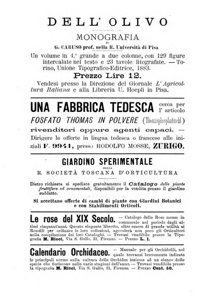 L'agricoltura italiana periodico mensile