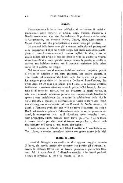 L'agricoltura italiana periodico mensile