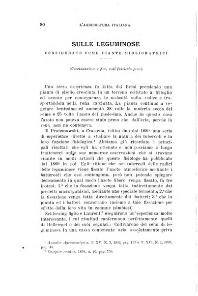 L'agricoltura italiana periodico mensile