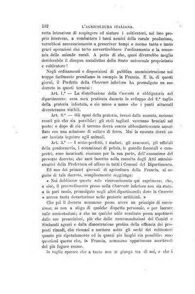 L'agricoltura italiana periodico mensile