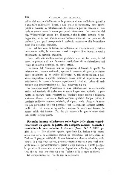 L'agricoltura italiana periodico mensile