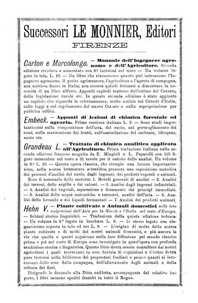 L'agricoltura italiana periodico mensile