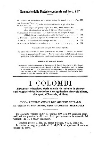 L'agricoltura italiana periodico mensile