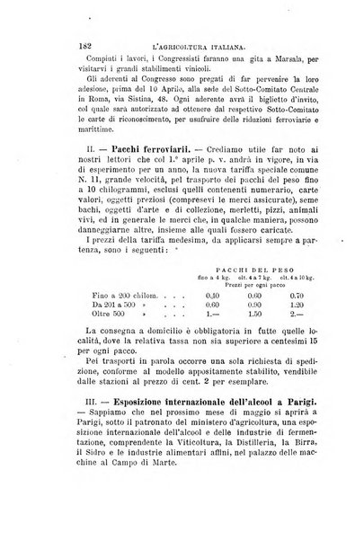 L'agricoltura italiana periodico mensile