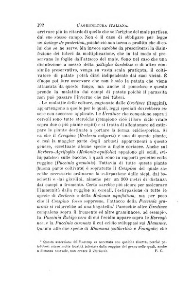 L'agricoltura italiana periodico mensile