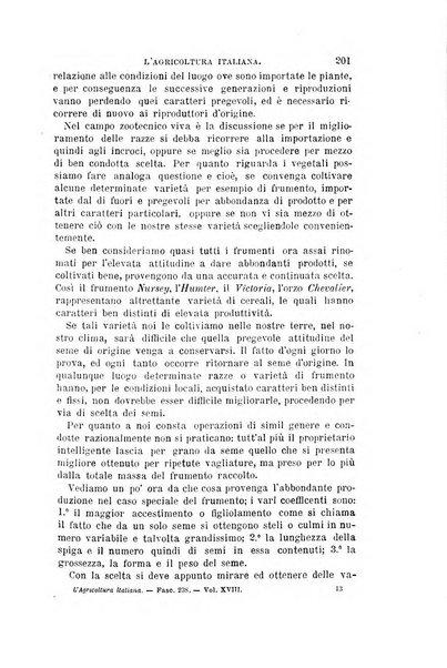 L'agricoltura italiana periodico mensile