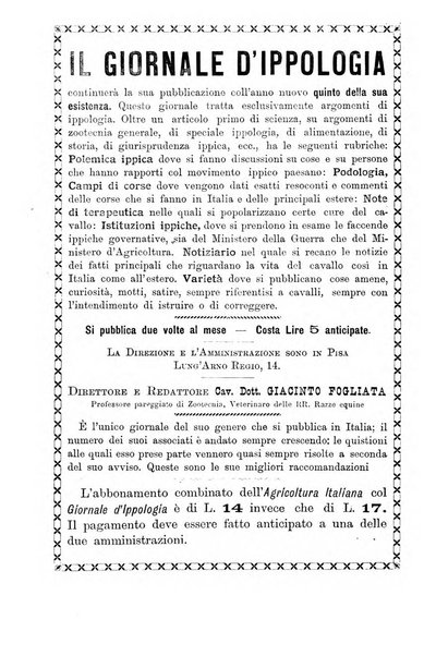 L'agricoltura italiana periodico mensile