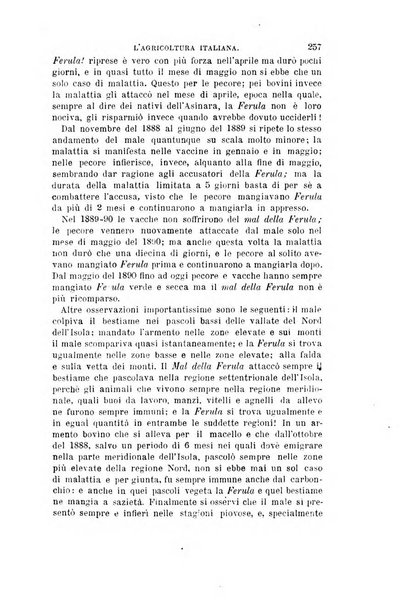 L'agricoltura italiana periodico mensile