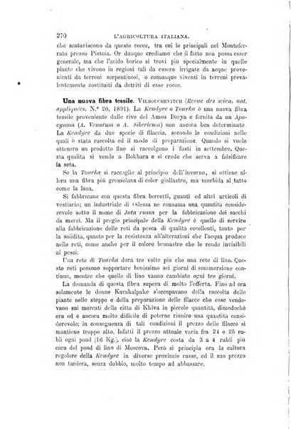 L'agricoltura italiana periodico mensile