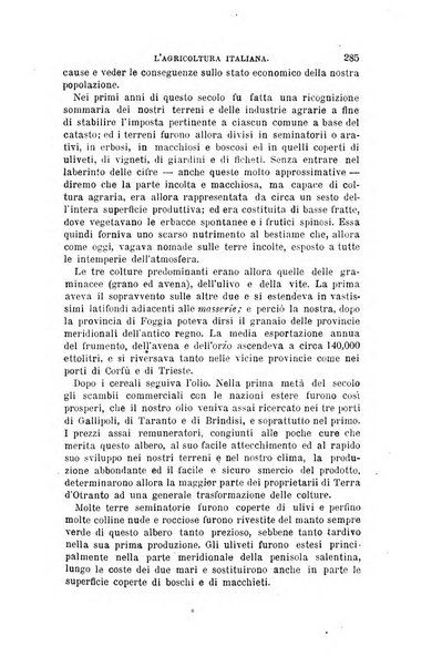 L'agricoltura italiana periodico mensile