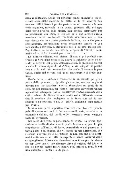 L'agricoltura italiana periodico mensile