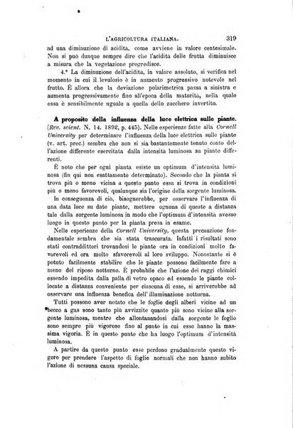 L'agricoltura italiana periodico mensile