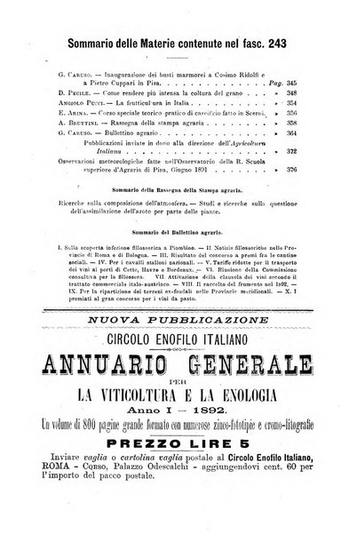 L'agricoltura italiana periodico mensile