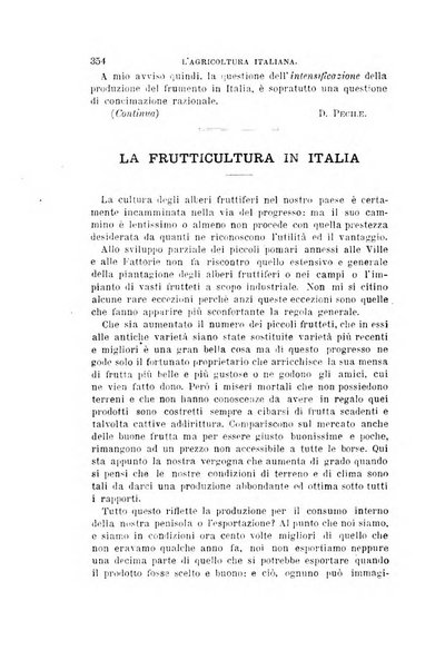 L'agricoltura italiana periodico mensile