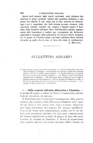 L'agricoltura italiana periodico mensile