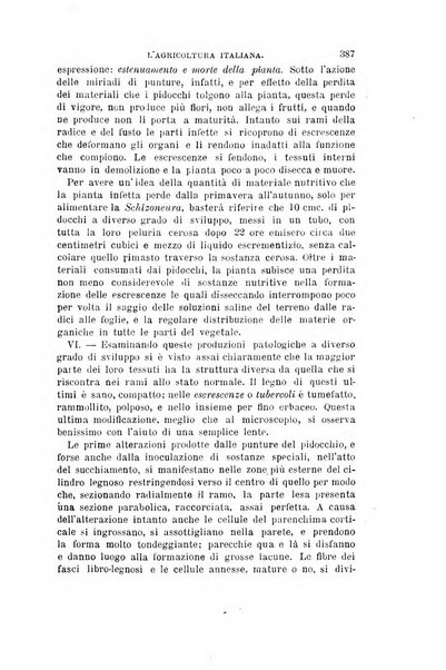 L'agricoltura italiana periodico mensile