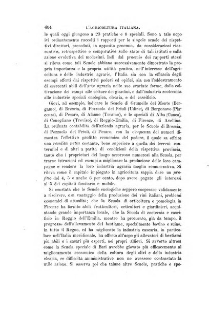 L'agricoltura italiana periodico mensile