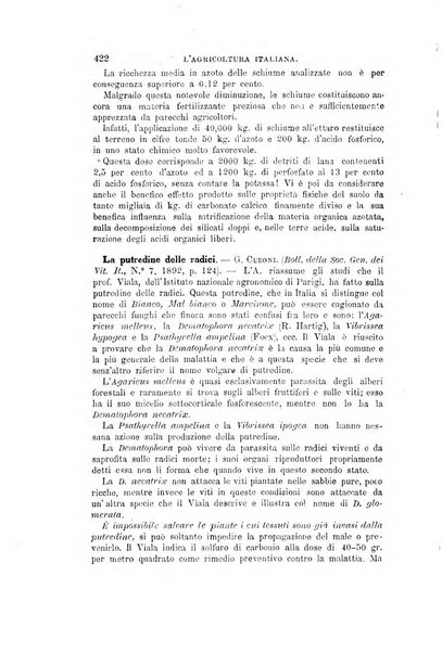 L'agricoltura italiana periodico mensile