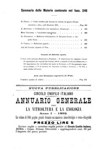 L'agricoltura italiana periodico mensile