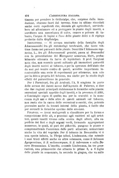 L'agricoltura italiana periodico mensile