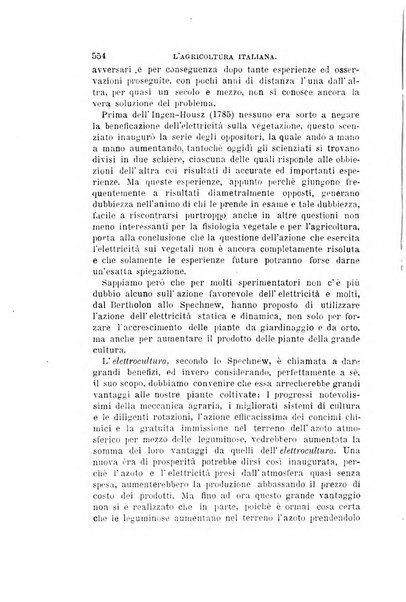 L'agricoltura italiana periodico mensile