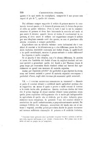 L'agricoltura italiana periodico mensile