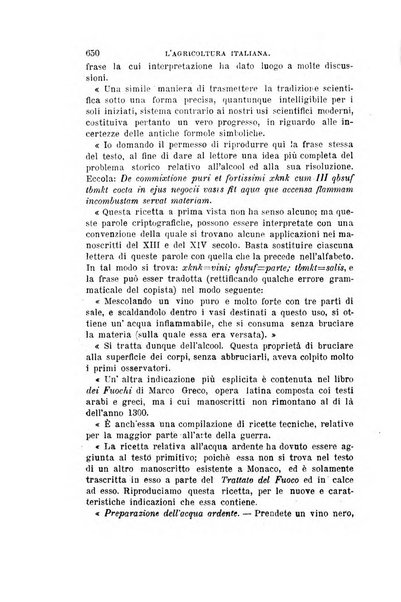 L'agricoltura italiana periodico mensile